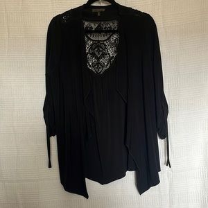 EUC Picadilly dressy waterfall cardigan
